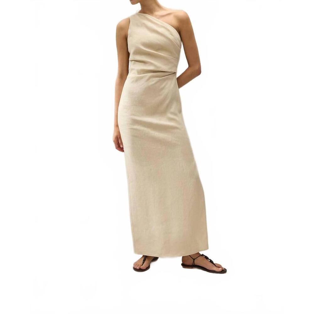 NEW FAITHFULL THE BRAND simona maxi dress in panna